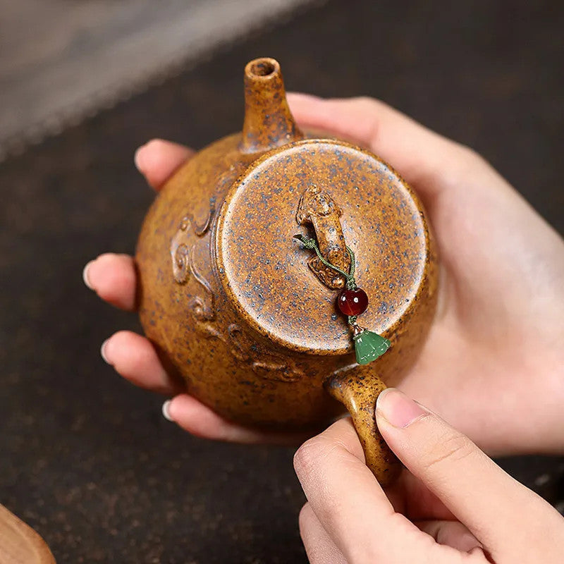 Yixing Zisha Teapot Tradition Handmade Tea Infuser Kettle Chinese Teaware 180ml