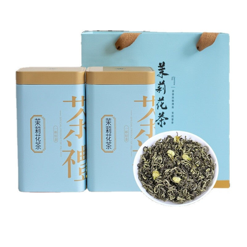 200g Fuzhou Jasmine Tea Extra Strong Cans of Tea Strong Aromatic Green Tea
