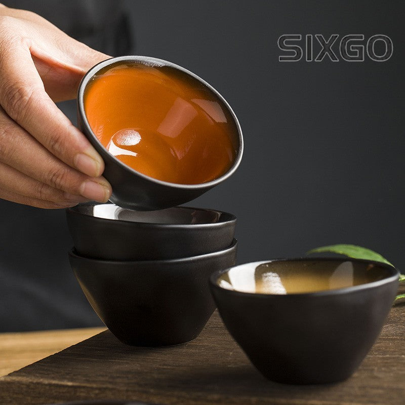 75ML Ceramic Kung Fu Tea Set Without Handle Cup Chinese Aviation Tea Cup Tea Set