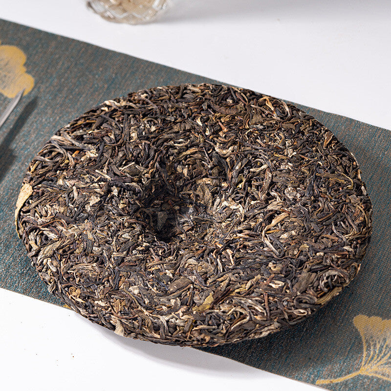 357g Yunnan Puerh Tea Puerh Raw Tea Ban Zhang Puerh Raw Cake Puerh Tea 12.59oz