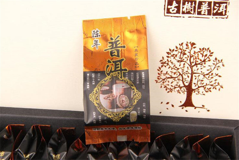 25Bags 125g Mini Puer Tea Natural Ripe Puerh Tea Chinese Loose Tea Shu Pu er Tea
