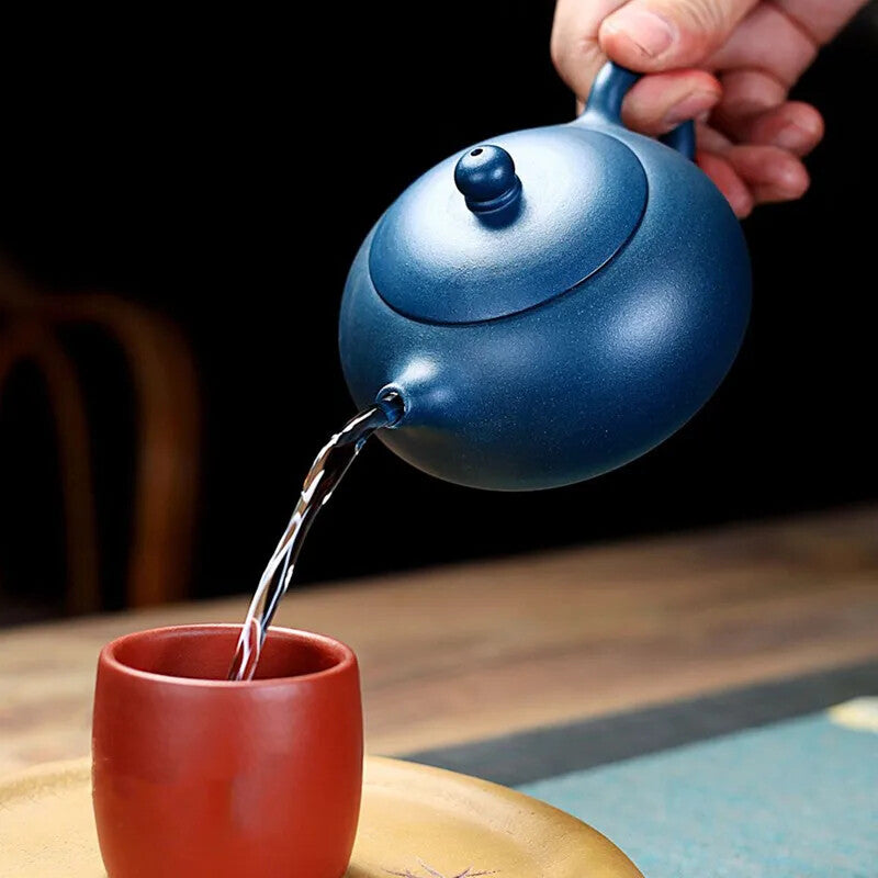 Chinese Yixing Tea Pot Purple Clay Xi Shi Teapot Handmade Kettle Tea Gift 210ml