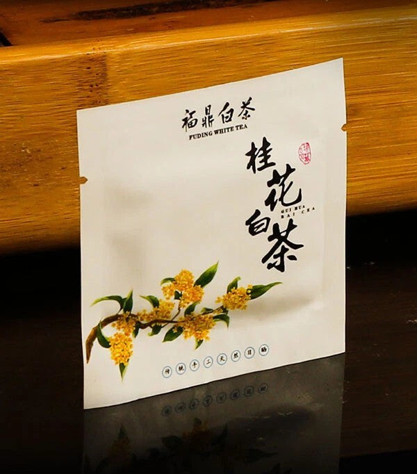 250g Premium FuJian ShouMei White Tea Osmanthus white tea Loose Leaf tea