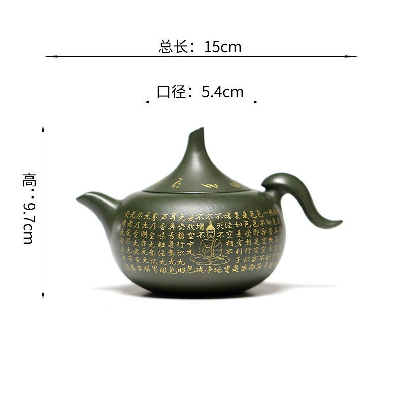 Yixing Purple Clay Tea Pot Chinese Beauty Teapot Master Handmade Zisha Tea Set