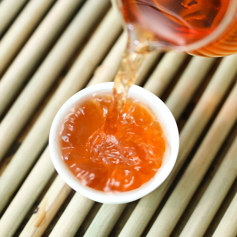 500g Yunnan Menghai Pu-erh Tea Xiaoqinggan Ripe Tea Pu-erh Tea Healthy Drink