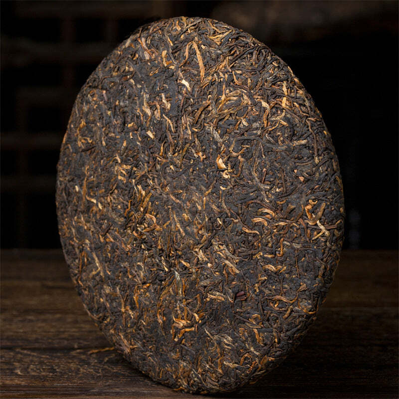Iceland Wuzhai Pu'er Tea Cooked Tea Cake 357g Yunnan Ripe Pu-erh Tea Green Tea