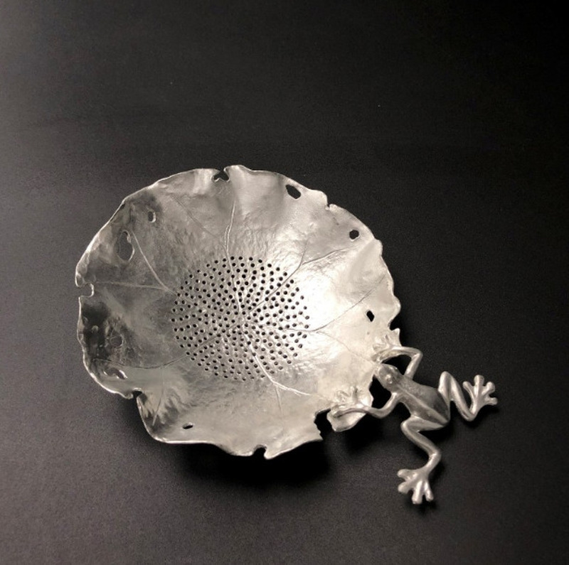 Creative Handmade Tin kung Fu Tea Infusers Tea Strainers Teapot Colander Tea Set