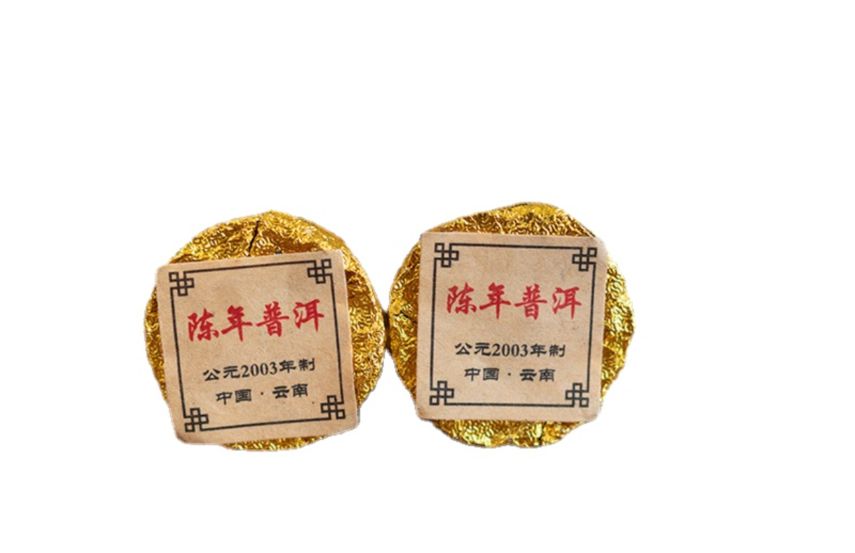 500g Pu'er Ripe Tea Mini Xiaotuo Tea Aged Pu'er Small Round Cake Round Tuo Tea
