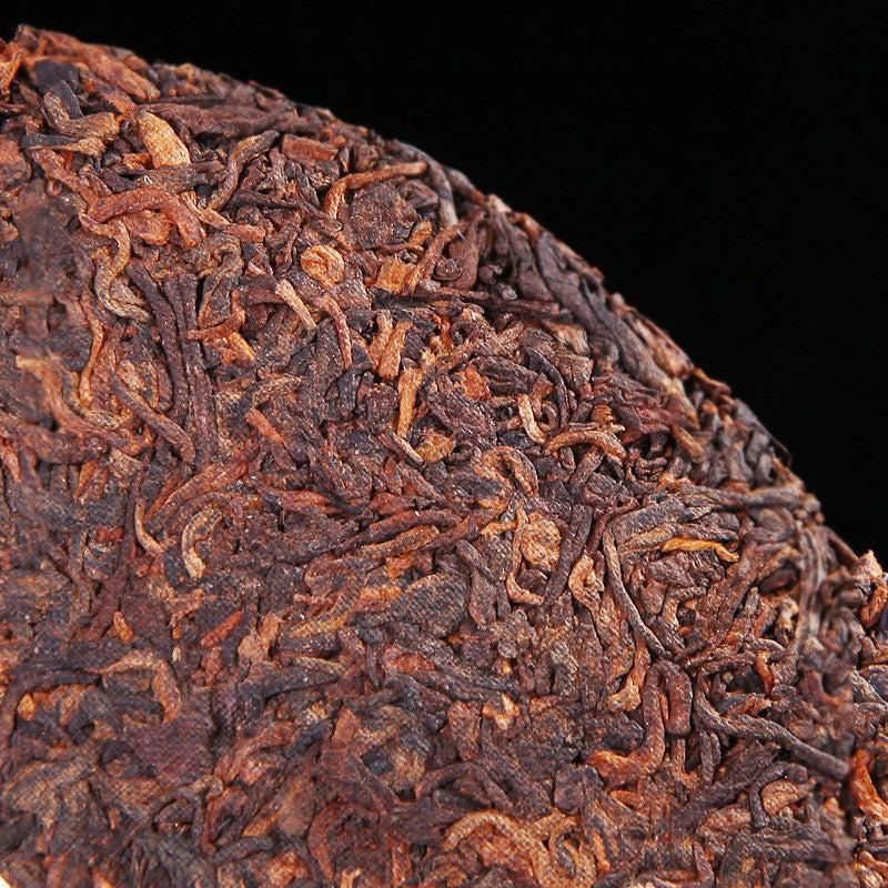 357g Yunnan Treasured Old Ban Zhang Pu'er Tea Ripe Tea Cake Qizi Cake Tea