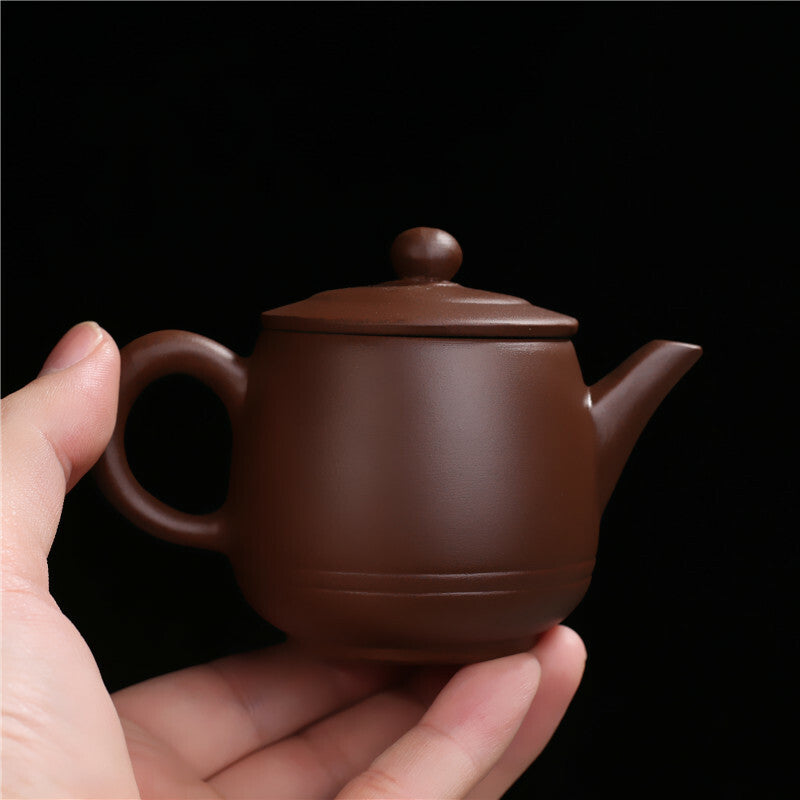 Collect Tea Ceremony Purple Clay Pot Kung Fu Tea Pot Round Belly Pot Tea Pot Tea