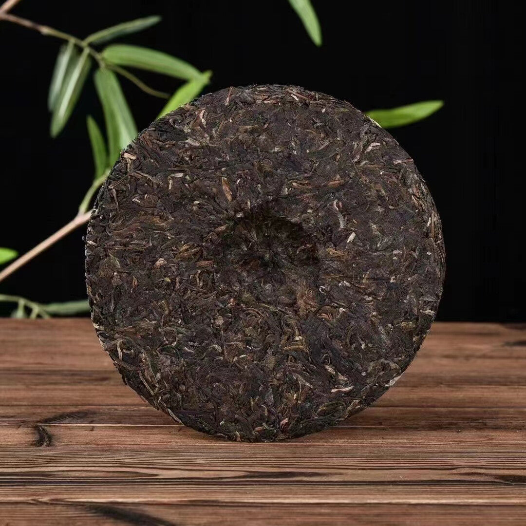 357g Menghai Aged Pu'er Tea Yunnan Raw Pu-erh Tea Cake 2008 Old Sheng Puerh Tea