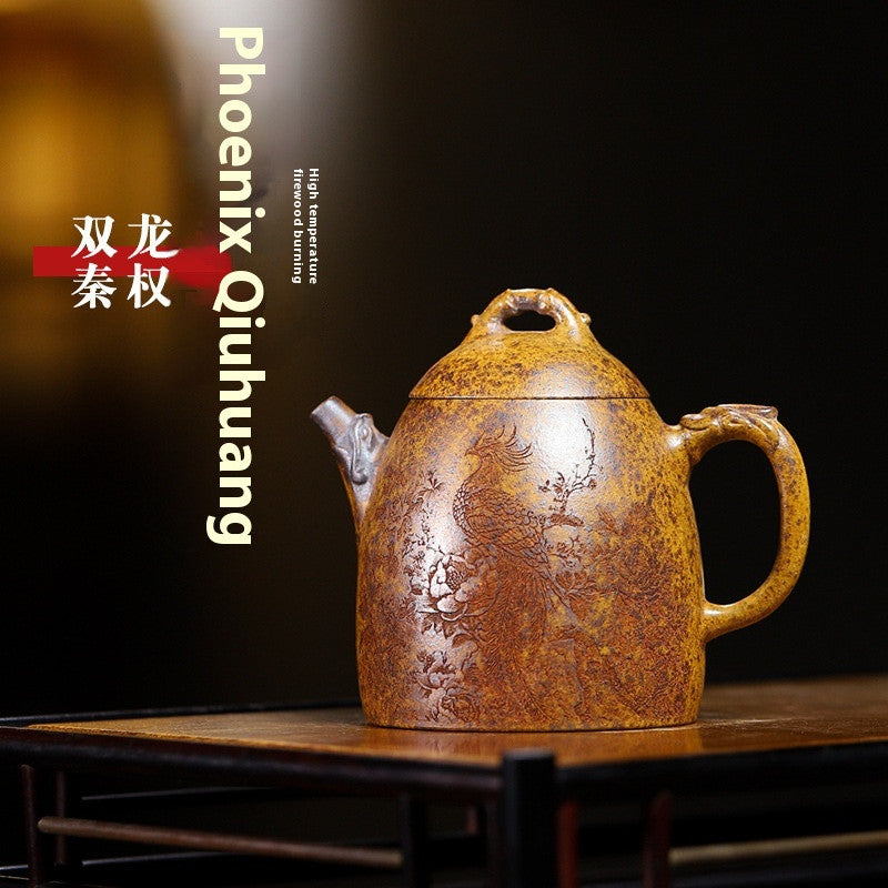 Yixing Teapot Purple Clay Pot All Handmade Teapot Tea Set