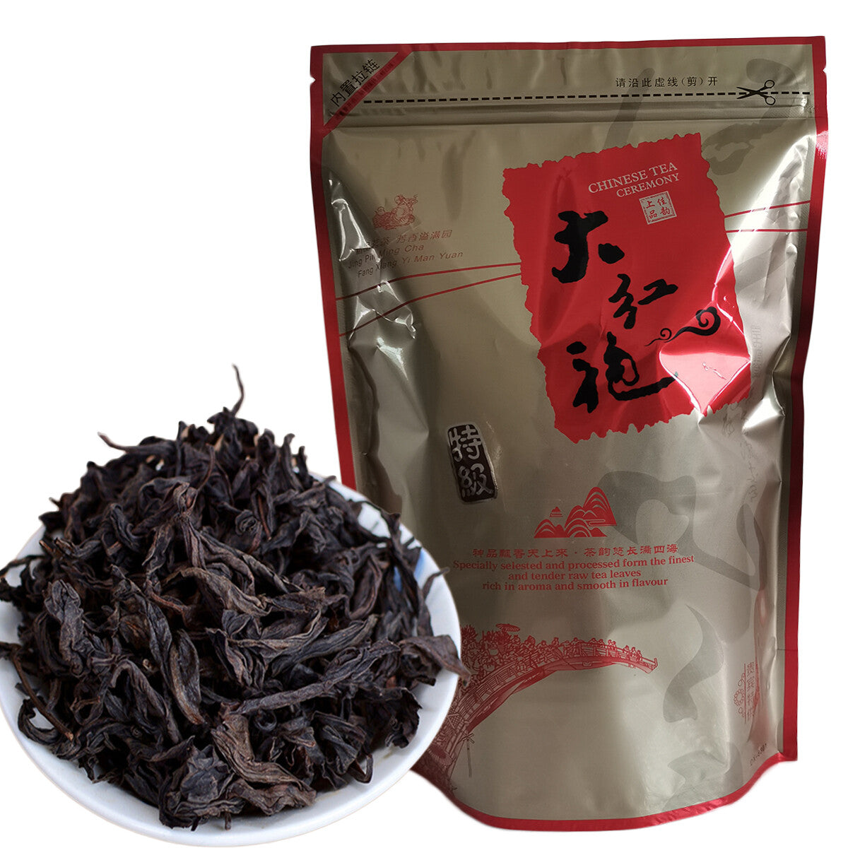 Premium Da Hong Pao Tea Big Red Robe Wuyi Mountain Rock Oolong Loose Leaf 250g