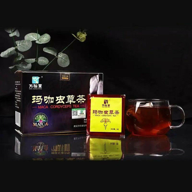 Cordyceps Militaris Maca Tea Energy Cordyceps Maca Five Treasures Tea