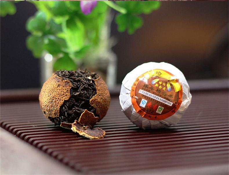 250gNatural Yunnan Puerh Tea Orange Puer Tea Cooked Tea Tangerine Peel Packaging