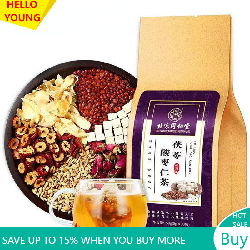 Poria Jujube Seed Tea Promote Sleep insomnia 300g