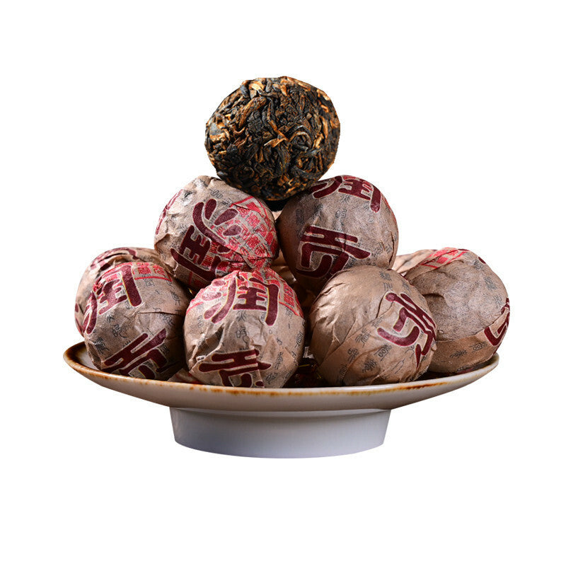250g Premium Yunnan Big Tree Pu-Erh Tea Pu'er Dragon Ball Cooked Tea Canned Box