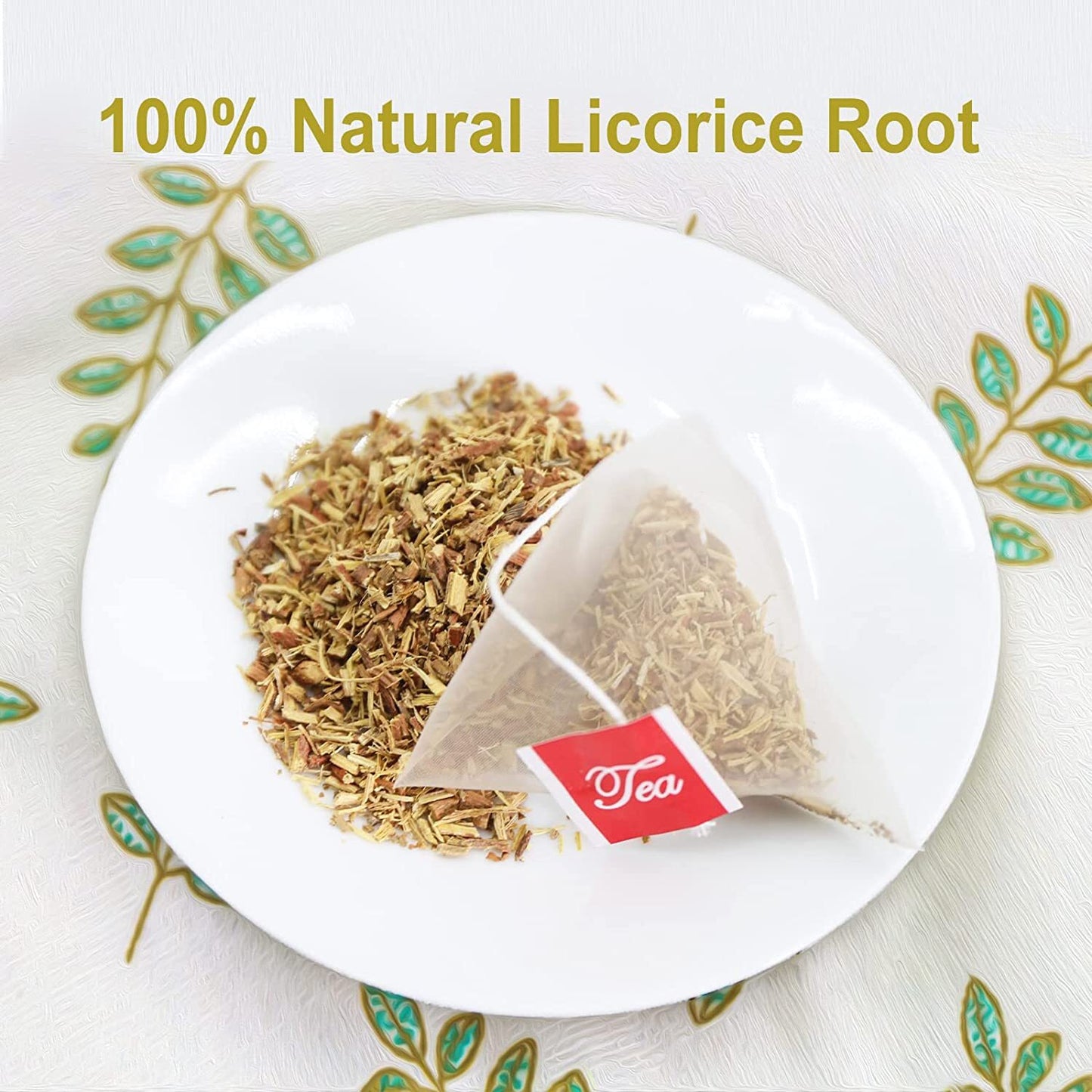 2024 FullChea Licorice Root Tea Bags 40 Teabags 2g/bag Licorice Root Herbal Tea