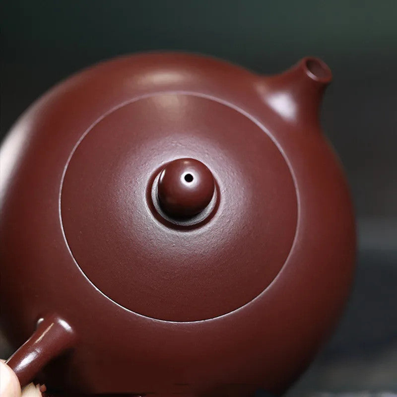 Chinese Yixing Purple Clay Teapot Handmade Xishi Tea Pot Kettle Zisha Teaware