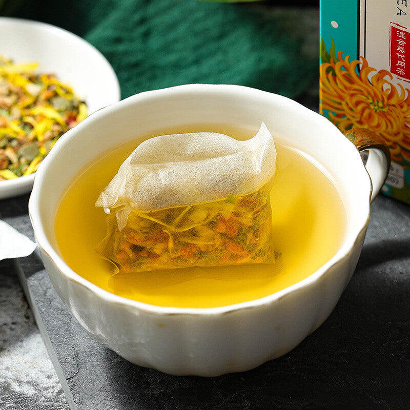 150g Lemon hawthorn lotus tea non-fat flow health care tea 16flavors non-fat tea