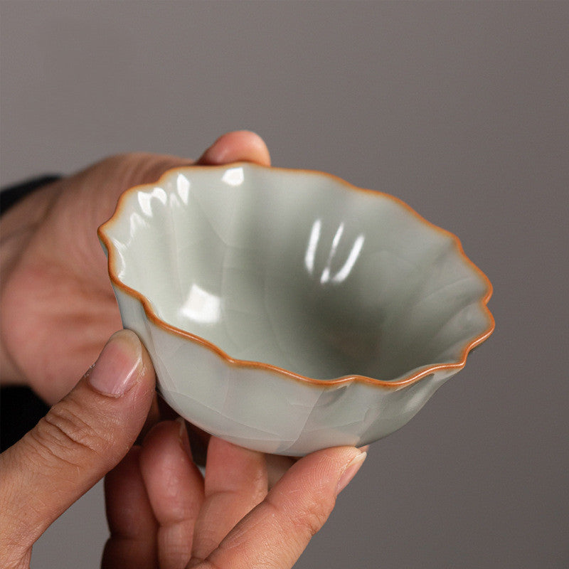 Ruyao Tea Cup Master Cup Kung Fu Tea Drinking Ceramic Tea Cup