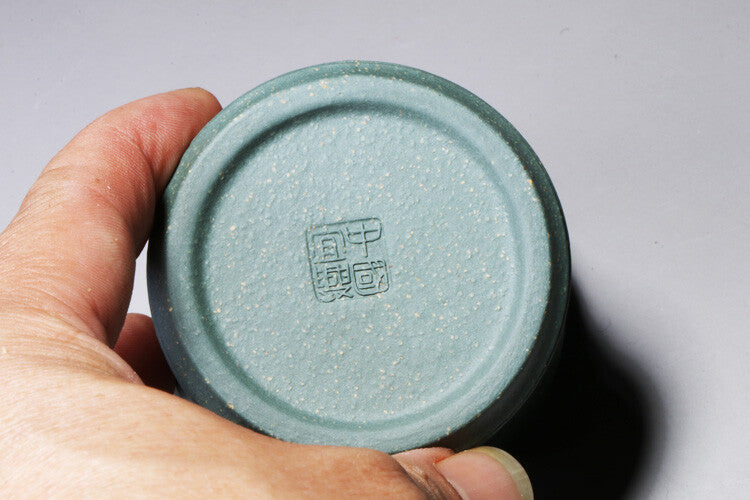 Puer Tea Real Yixing Zisha Tea Cup Marked Bamboo Relief Master Cup Of Tea China