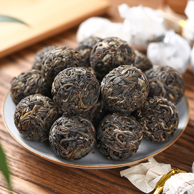 Yiwu Puerh Tea Ripe Tea Longzhu Puerh Raw Tea Longzhu Small Tuocha 500g