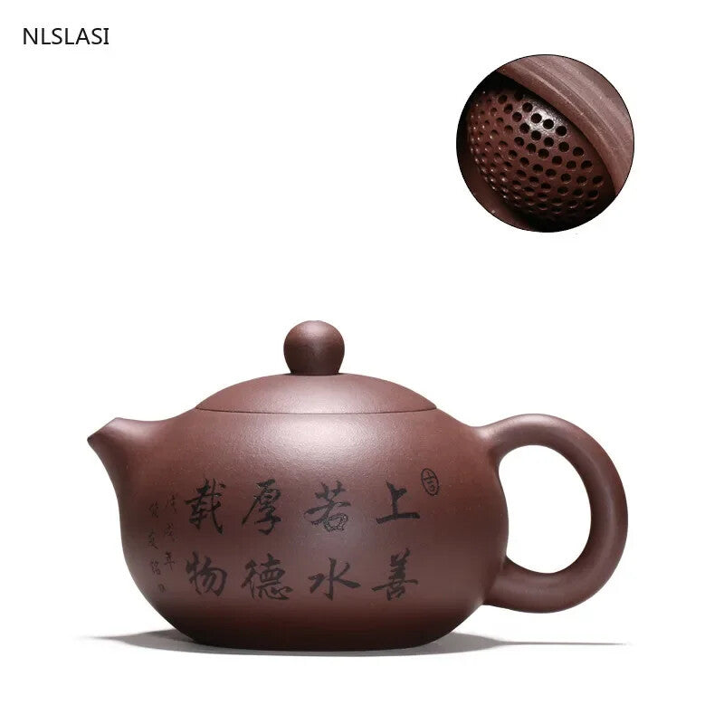 Yixing tea pot purple clay Xishi teapot beauty kettle Raw ore Handmade Tea set