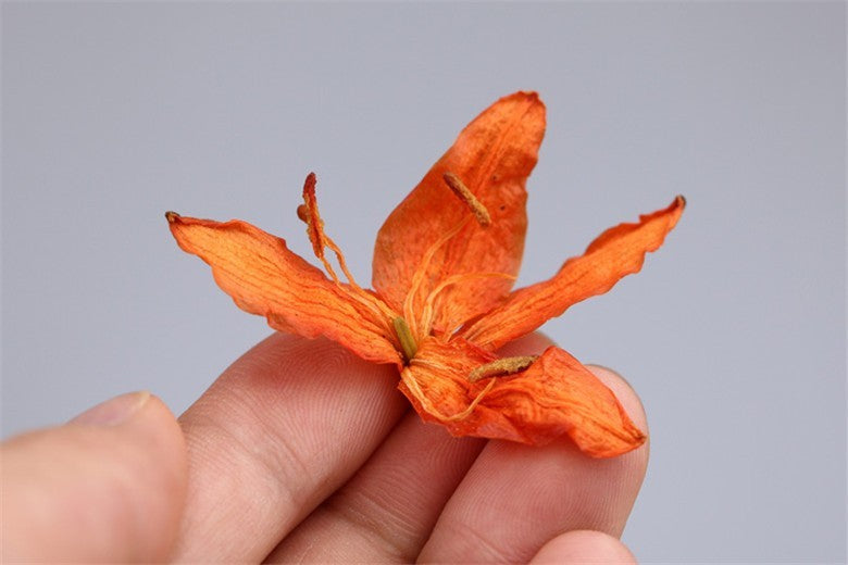 200g Cake Lungs Cough Sedative Tea Lily Scented Tea Natural Organic Herbal Tea