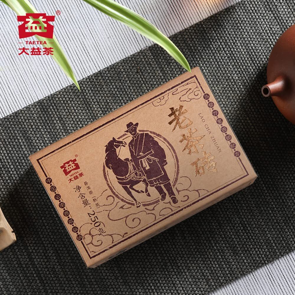 2018 TAETEA LAO CHA ZHUANG Pu-erh Tea Old Brick Aged Puerh Pu Er Tea Ripe 250g