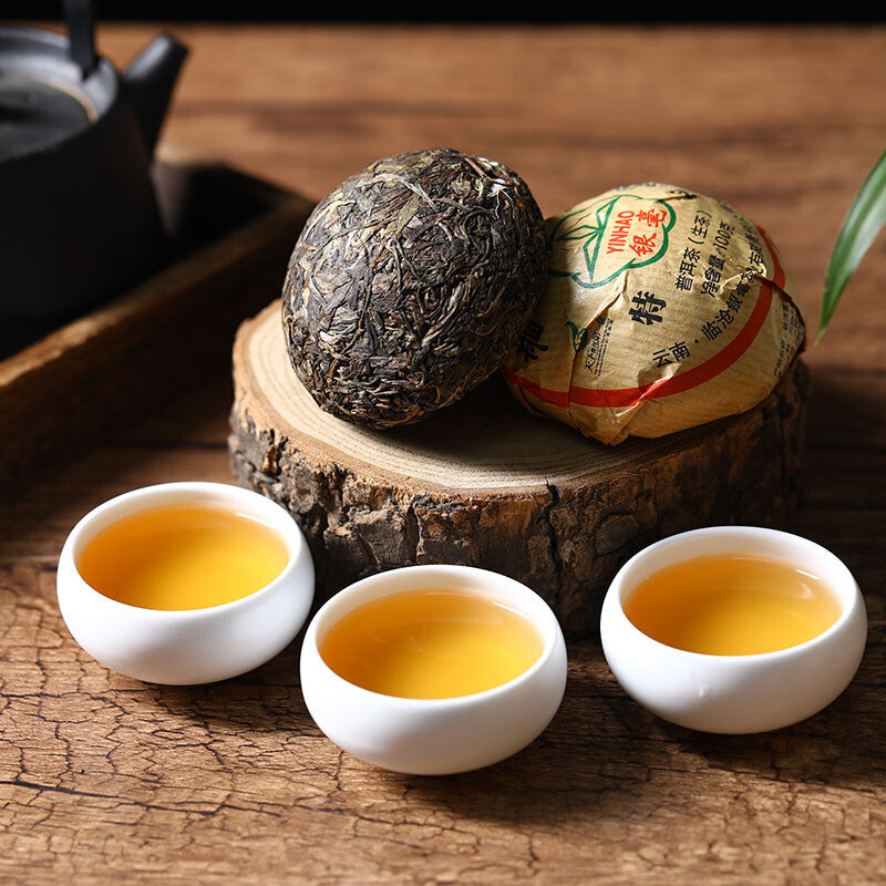 2014 Yunnan Lin Cang Yinhao Puer Tuocha Sheng Pu-erh Tea RAW Bowl Tea Pu Er 500g