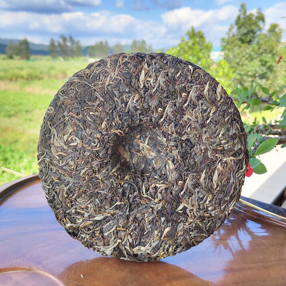 357g Ming Qian Ancient Tree Spring Tea Pu'er Raw Tea Seven Seed Cake Tea