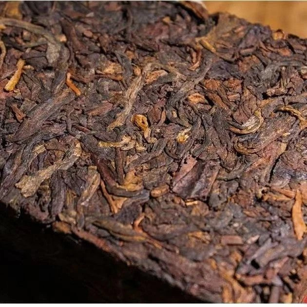 250g MengHai Puer Ripe Tea PuEr Tea Brick Cooked BuLangShan Jujube fragrance tea