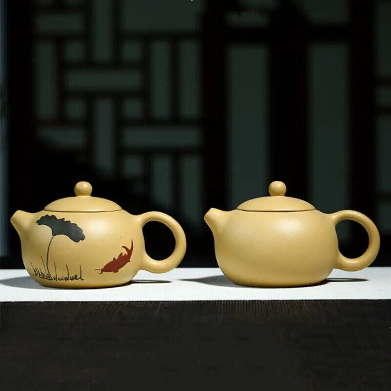 200ML Yixing Classic Tea Pot Purple Clay Xi Shi Teapots Ore Kettle Tea Set