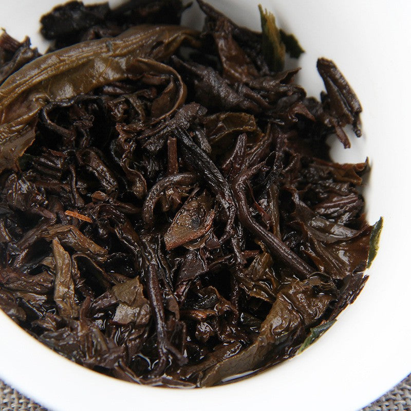 357g Glutinous Rice Fragrant Tea Cake Pu'er Tea High-quality Yunnan Ripe Tea