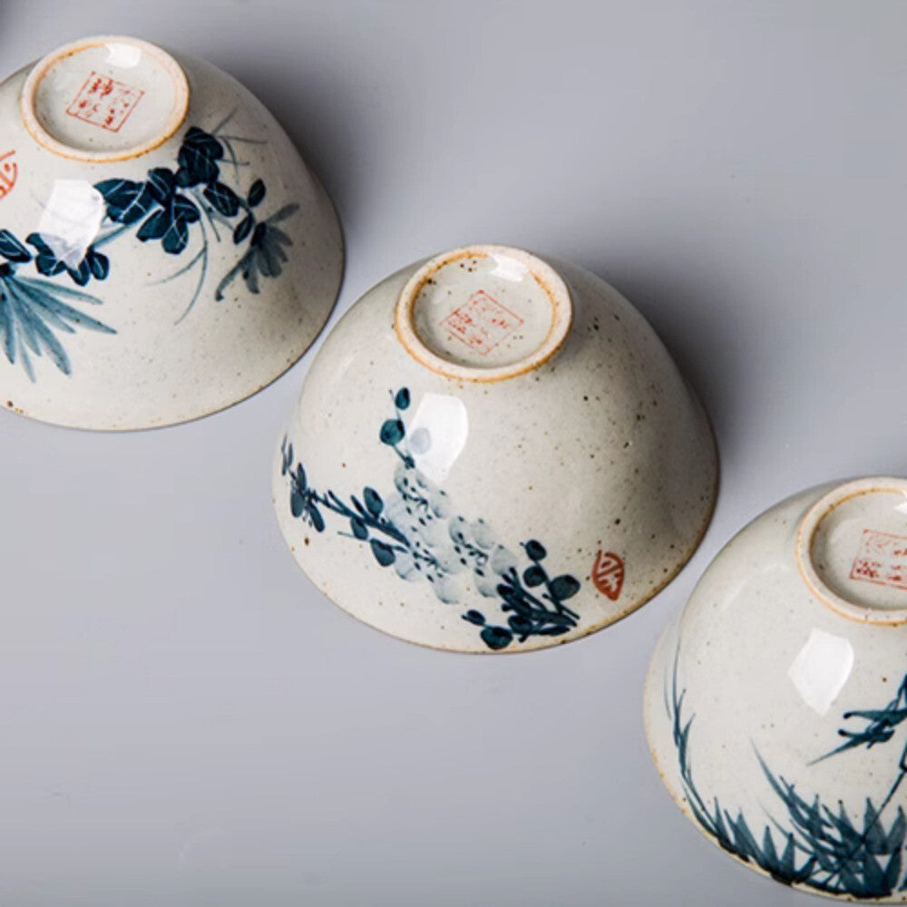 Ceramic Tea Cup, Chinese Handmade Retro Tea Cup, Kung Fu Tea Set, Master Cup