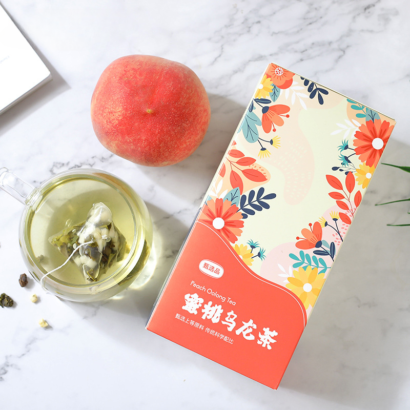Flower Fruit Tea Triangle Bag Cold Soaked Tea White Peach Oolong Honey Peach