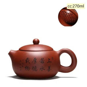 Yixing tea pot purple clay Xishi teapot beauty kettle Raw ore Handmade Tea set