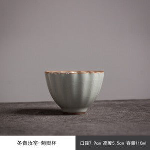 Ruyao Tea Cup Master Cup Kung Fu Tea Drinking Ceramic Tea Cup