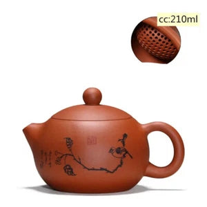 Yixing tea pot purple clay Xishi teapot beauty kettle Raw ore Handmade Tea set