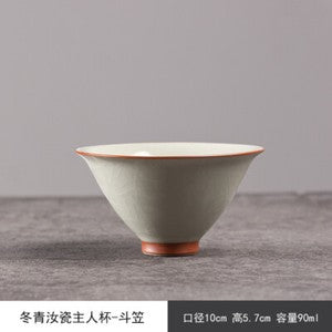 Ruyao Tea Cup Master Cup Kung Fu Tea Drinking Ceramic Tea Cup
