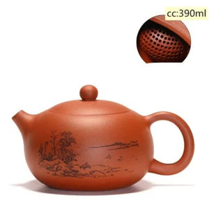 Yixing tea pot purple clay Xishi teapot beauty kettle Raw ore Handmade Tea set