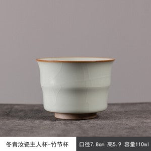 Ruyao Tea Cup Master Cup Kung Fu Tea Drinking Ceramic Tea Cup