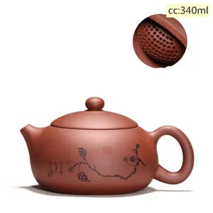 Yixing tea pot purple clay Xishi teapot beauty kettle Raw ore Handmade Tea set