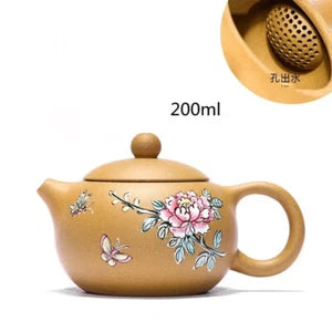 Yixing tea pot purple clay Xishi teapot beauty kettle Raw ore Handmade Tea set