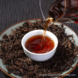 Puerh Tea Cooked Tea Menghai Aged Tea Loose Tea Puerh Ripe Tea Cake Tea 500g
