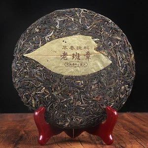 357g/12.59oz Organic Green Tea Puerh Tea Cha Tea Lao Ban Zhang Ancient Tea