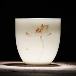 6 Pcs/lot Teacups Drinkware Chinese Kung Fu Tea Cup Ceramic Porcelain Tea Set
