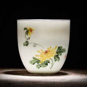 6 Pcs/lot Teacups Drinkware Chinese Kung Fu Tea Cup Ceramic Porcelain Tea Set