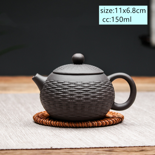 Chinese Yixing Tea Pot Purple Clay Xishi Filter Teapot Kettle Handmade Tea Set
